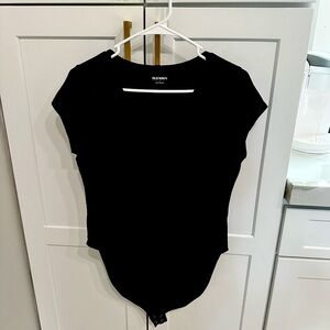Black Old Navy Tshirt Bodysuit